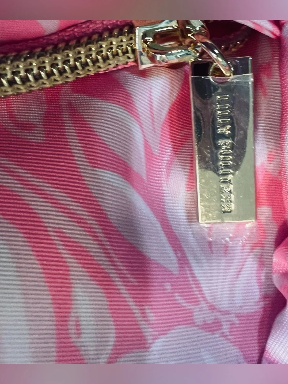 Lilly Pulitzer Pink and White Floral Cosmetic Bag